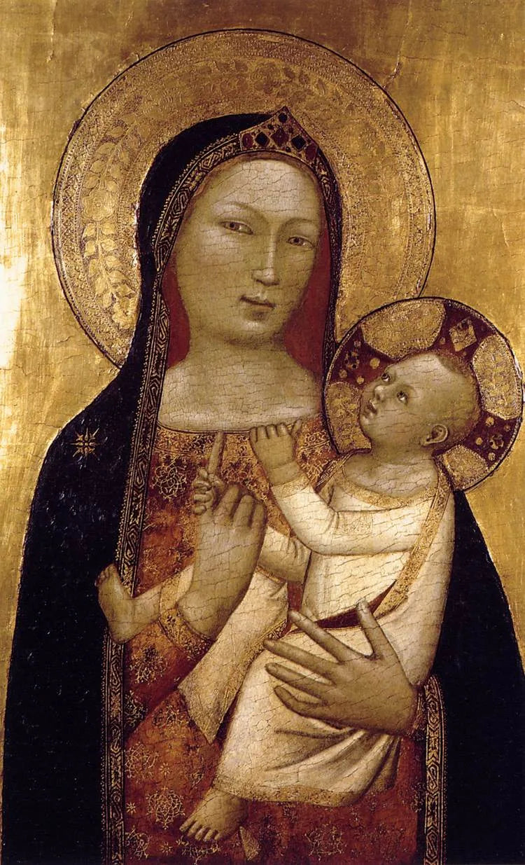 Madonna och barn - Bernardo Daddi