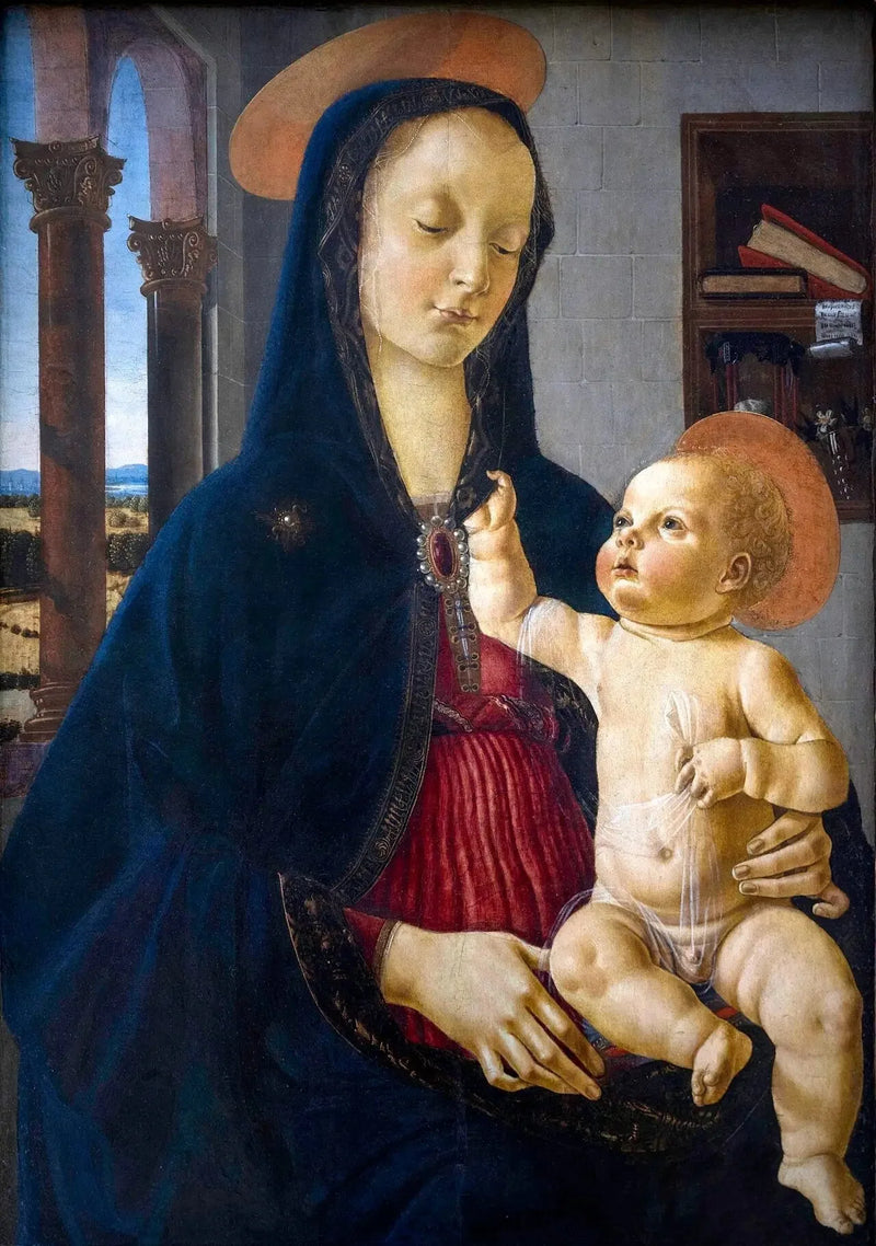 Madonna och barnet - Domenico Ghirlandaio