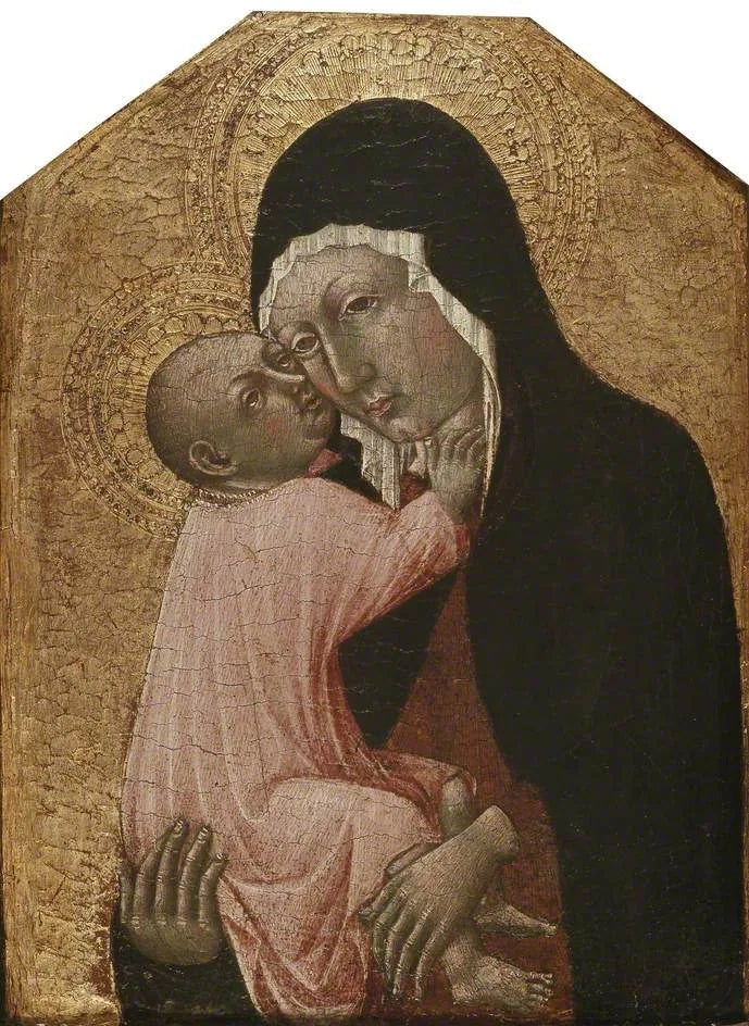 Madonna och barn - Giovanni di Paolo