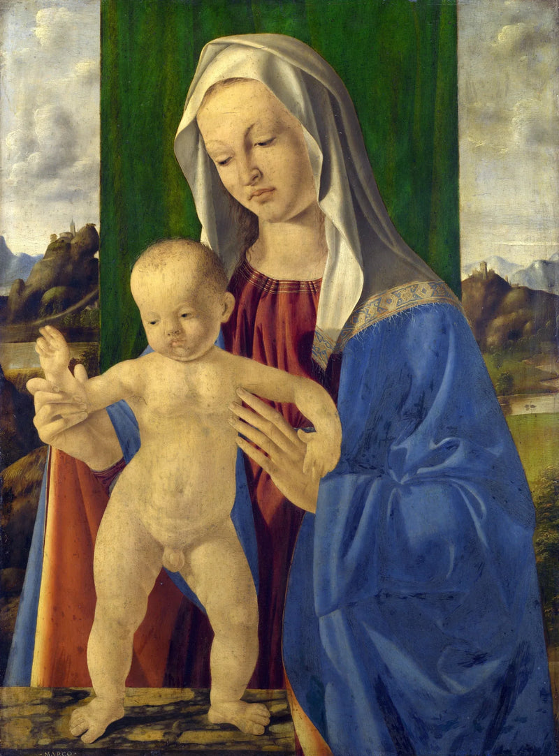 Madonna och barnet - Marco Basaiti