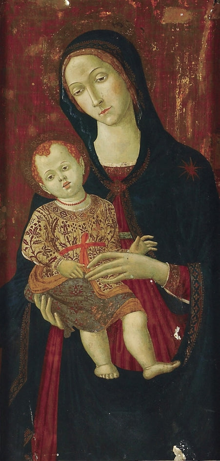 Madonna och barnet - Matteo di Giovanni
