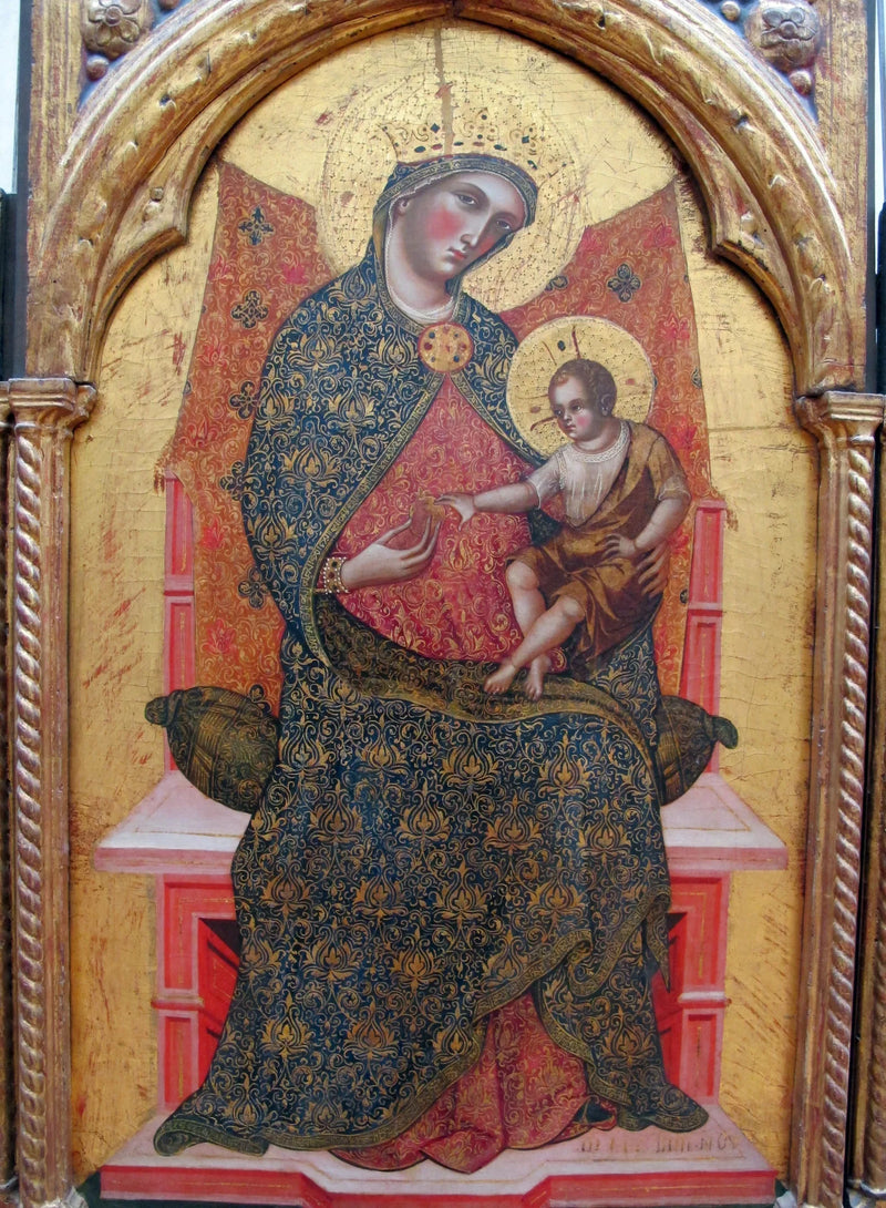 Madonna och barnet - Paolo Veneziano