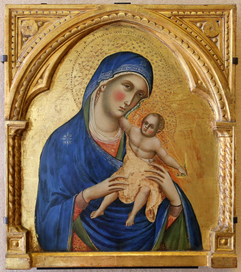 Madonna och barnet - Paolo Veneziano