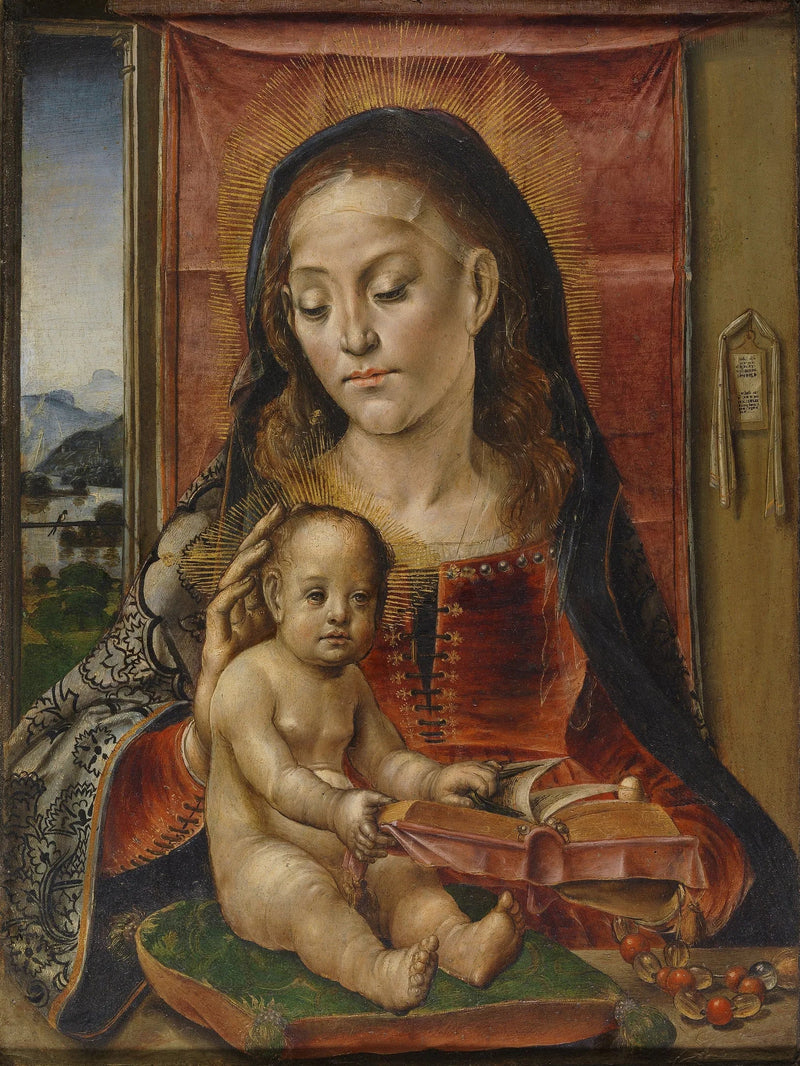 Madonna och barnet - Pedro Berruguete