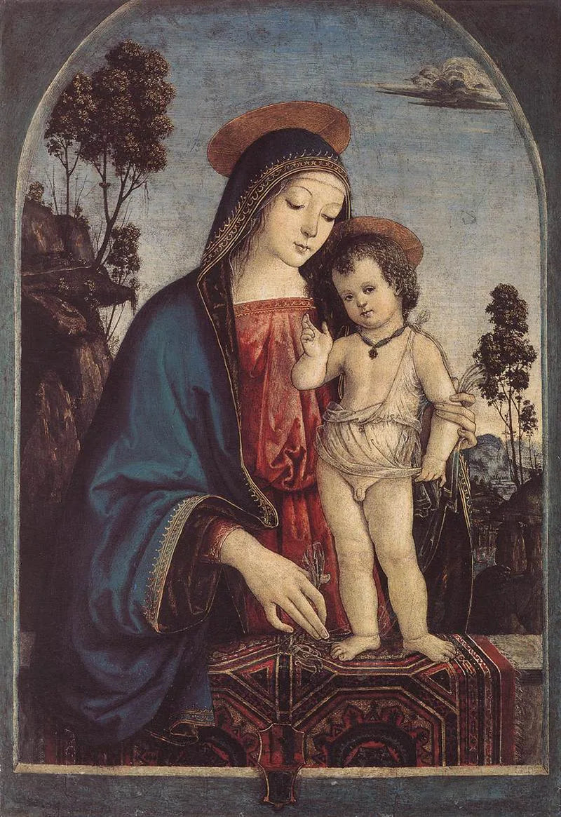 Madonna och barnet - Pinturicchio