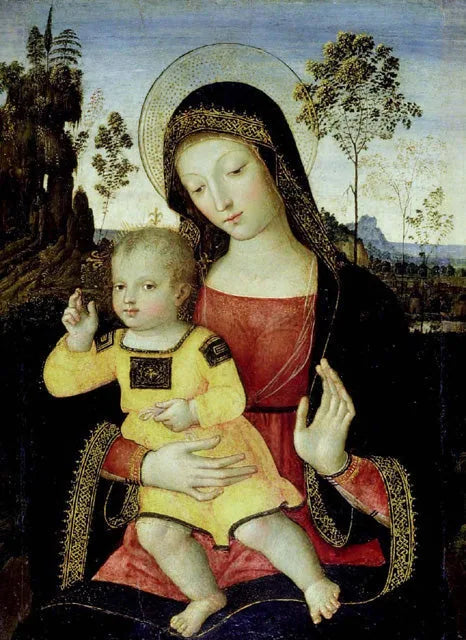 Madonna och barnet - Pinturicchio