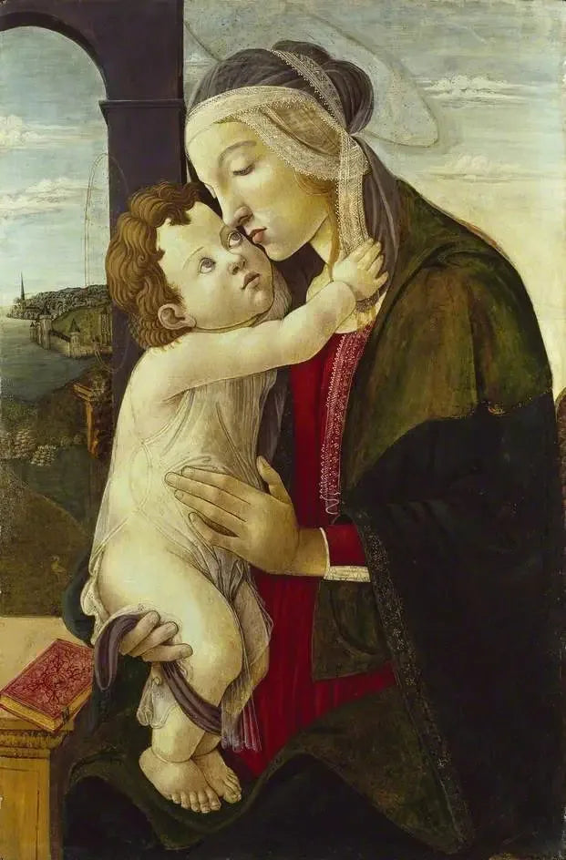 Jungfrun och barnet - Sandro Botticelli