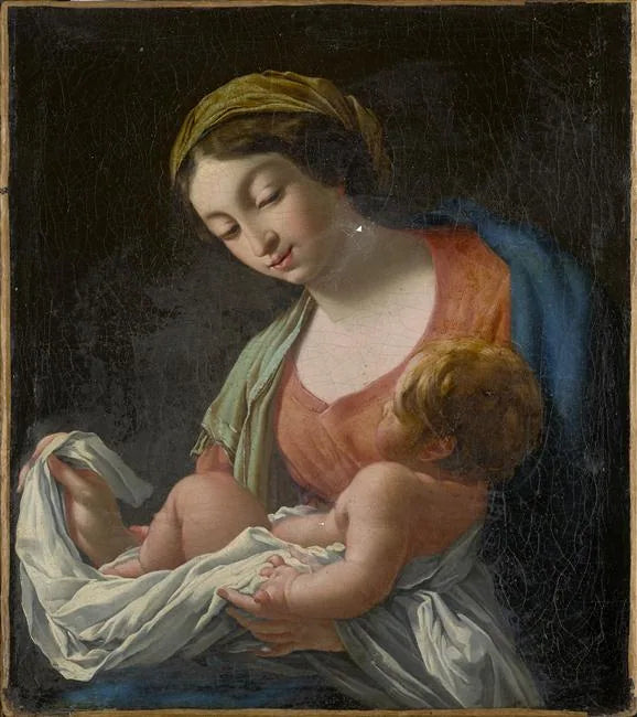 Madonna och barnet - Simon Vouet