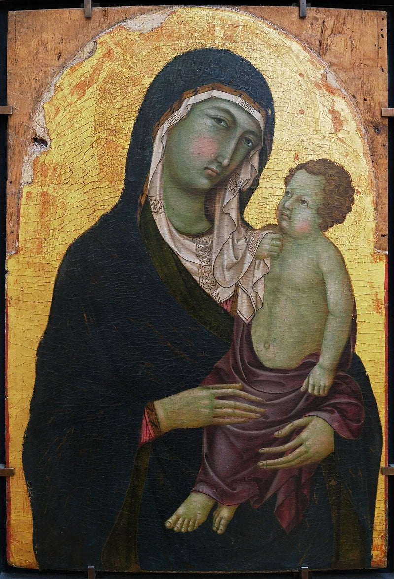 Madonna och barnet - Ugolino di Nerio