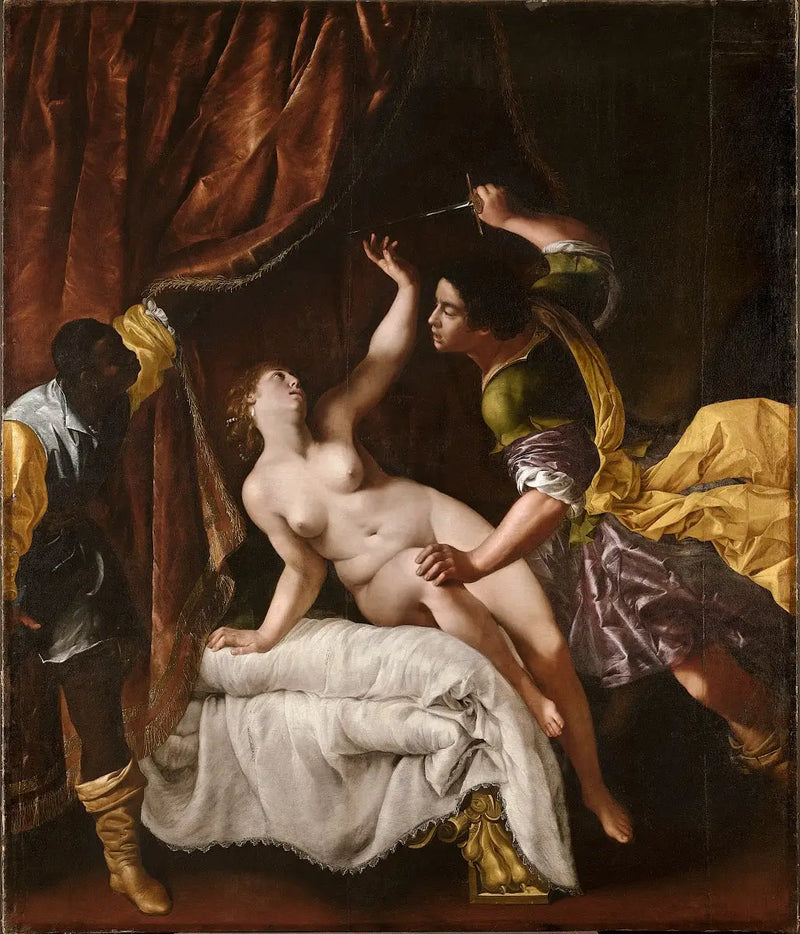 Lucrecias violetta - Artemisia Gentileschi