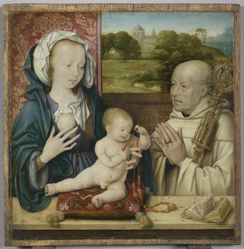 Saint Bernards vision - Joos van Cleve