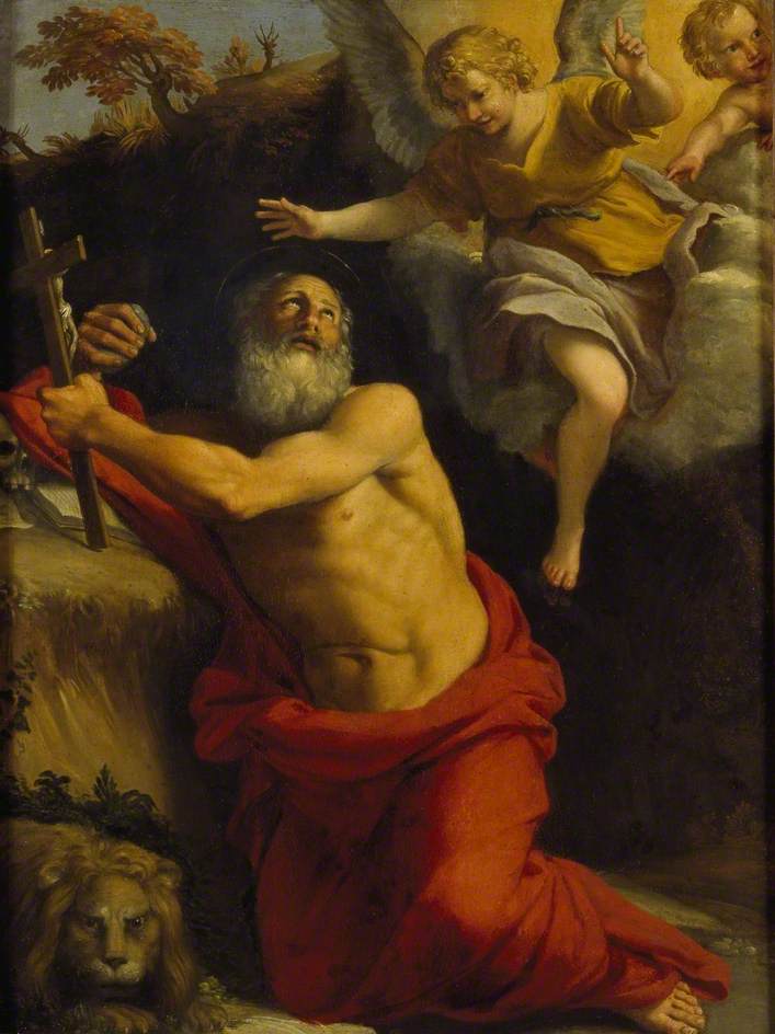 Saint Jérôme's vision - Domenichino