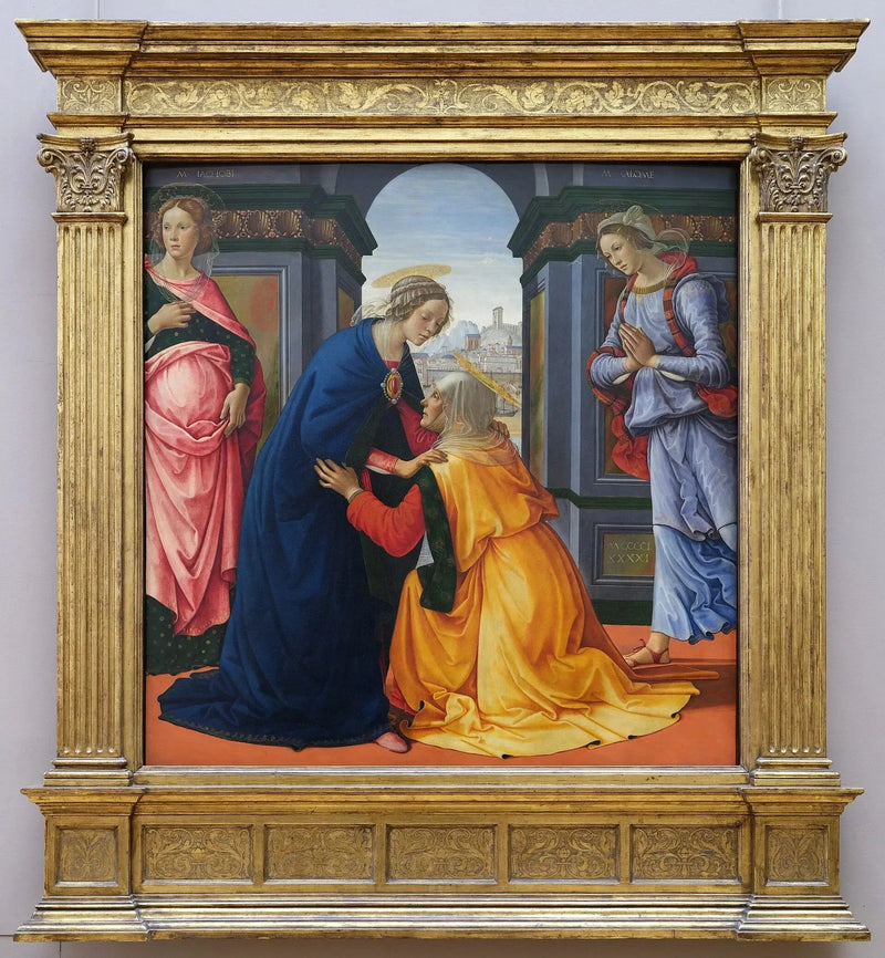 Besöket med Maria-Jakobie och Maria-Salomé - Domenico Ghirlandaio
