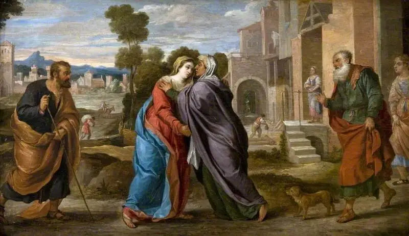 Besökelsen (efter Jacopo Palma il Vecchio) - David Teniers den yngre