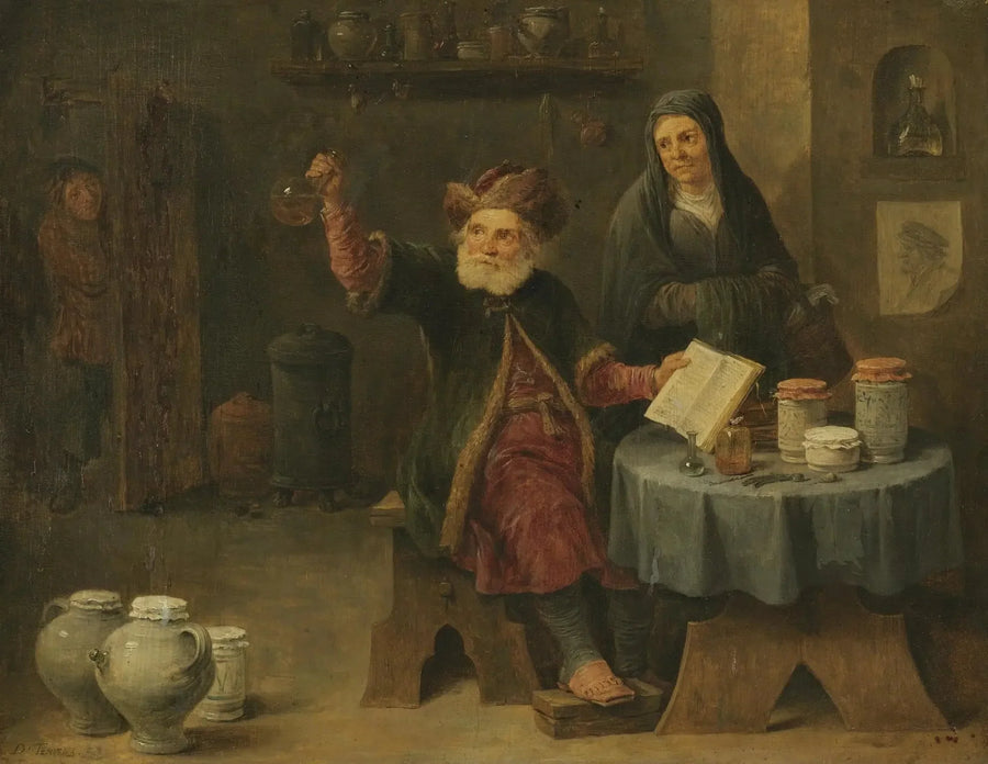 Läkarbesöket - David Teniers den yngre