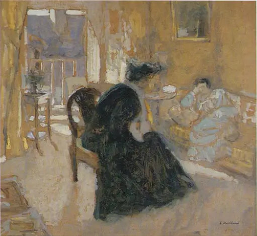 Besöket hos Madame Hessel - Édouard Vuillard