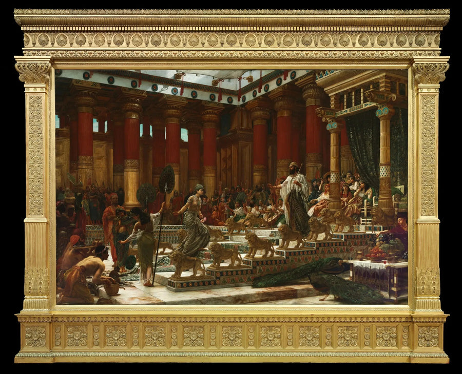 Drottning Shebas besök hos Kung Salomo - Edward Poynter