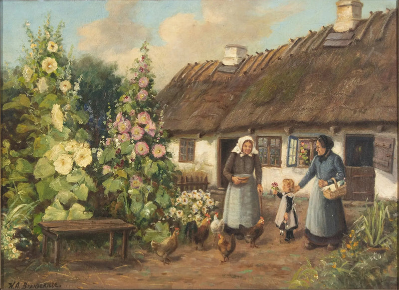Besöket - H. A. Brendekilde
