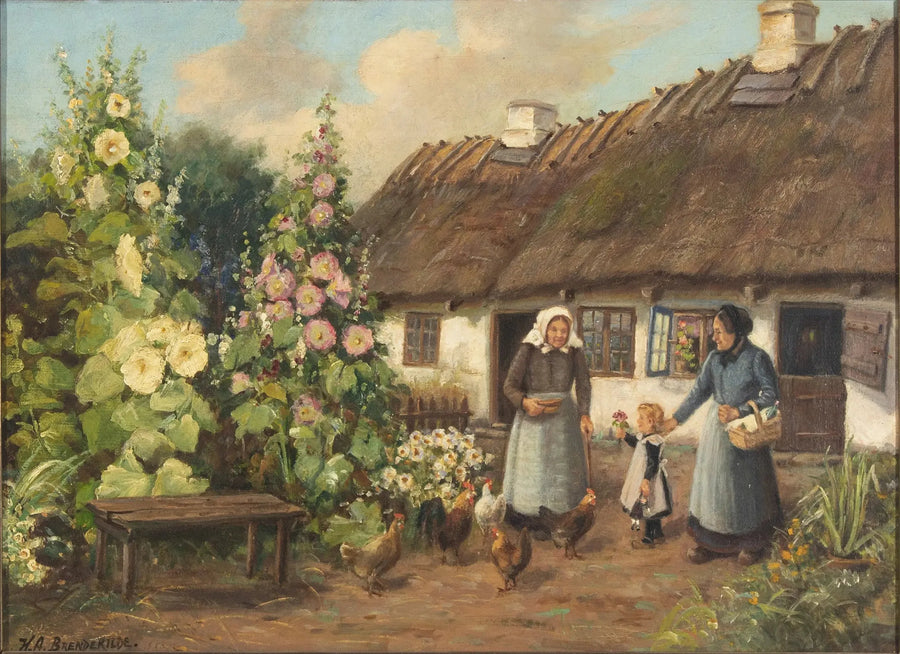 Besöket - H. A. Brendekilde