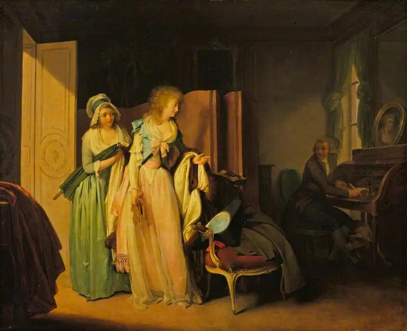 Den besökta - Louis-Léopold Boilly