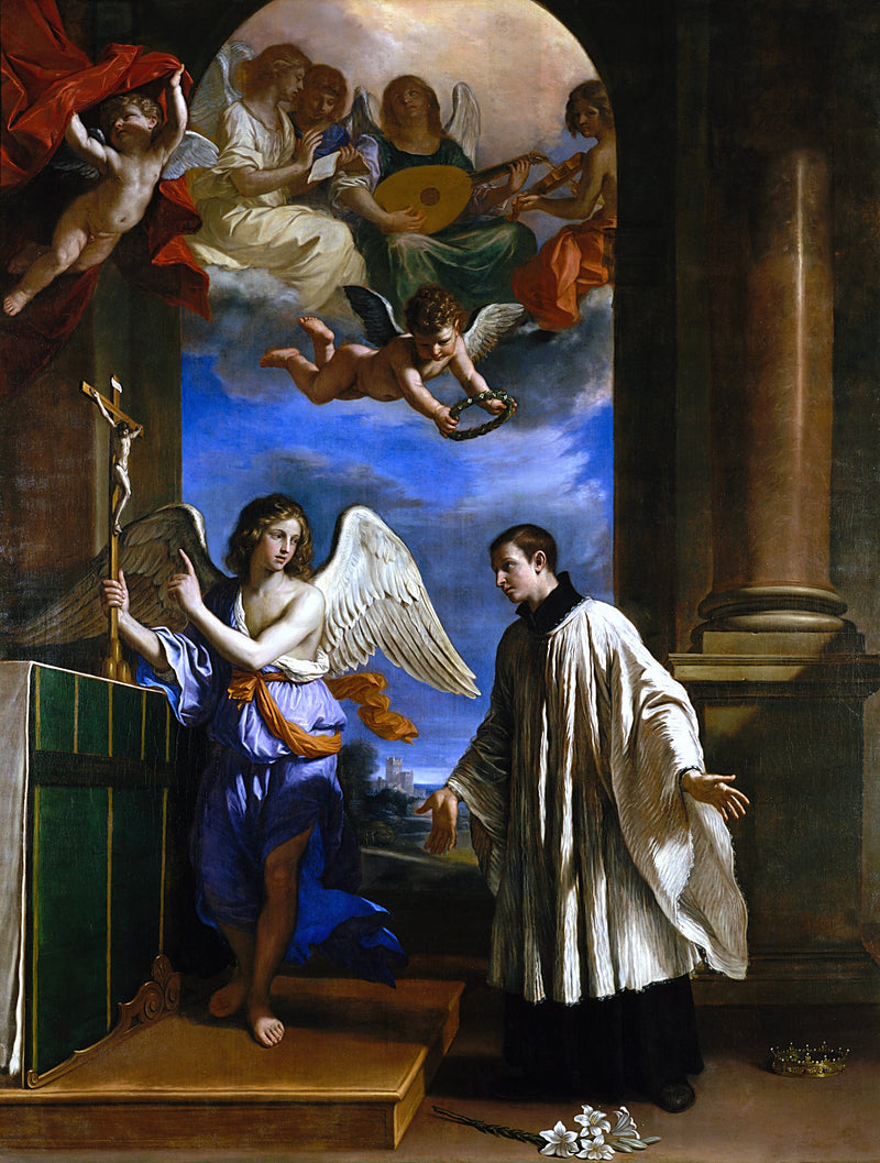 Saint Louis de Gonzagues kallelse - Guercino