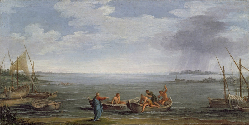 Vocationen av Sankt Peter och Sankt Andreas - Pietro da Cortona