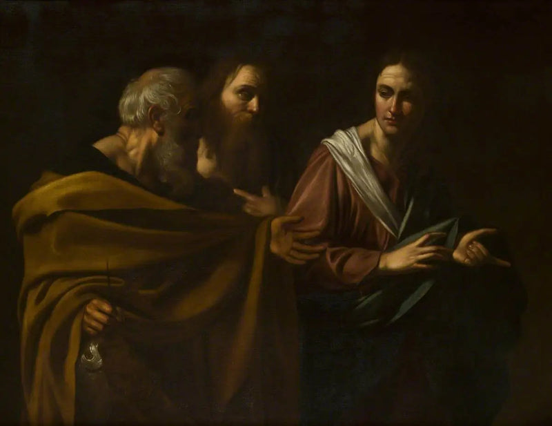 De heliga Petrus och Andreas kallelse - Caravaggio
