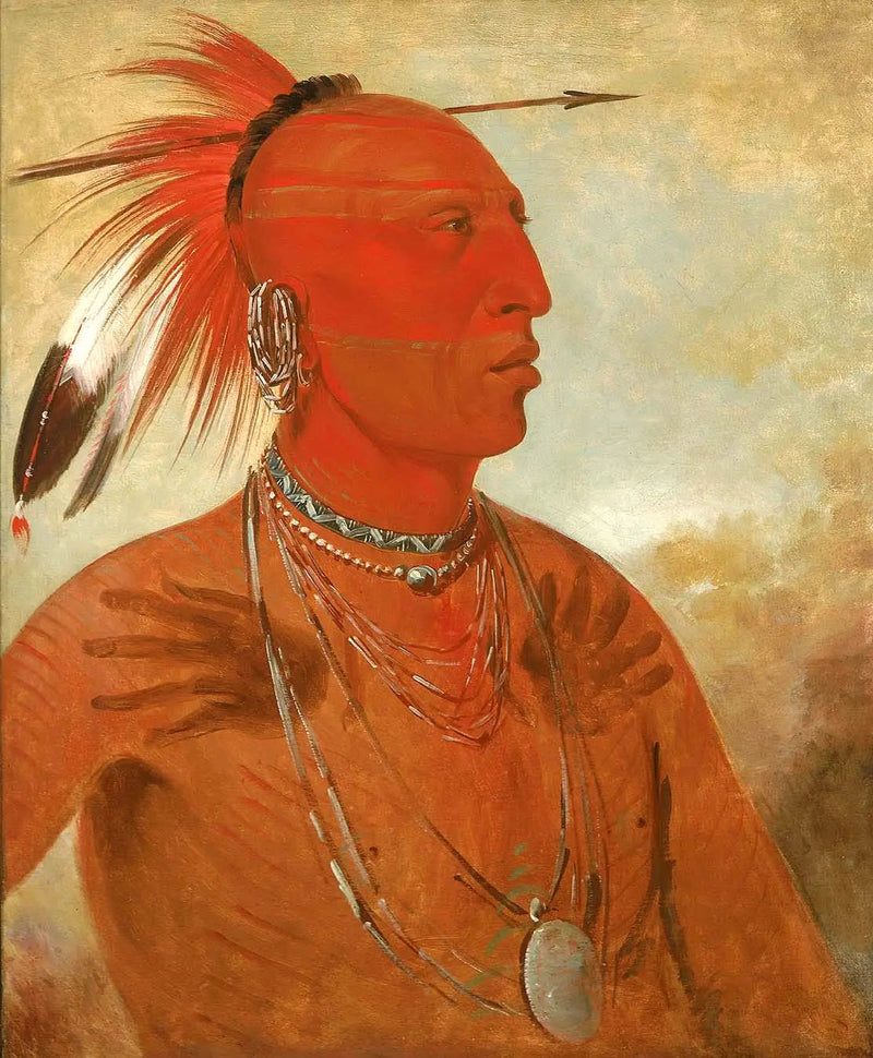 La-wáh-he-coots-la-sháw-no, Modiga Kocken, en Skidi (Loup) Pawnee - George Catlin