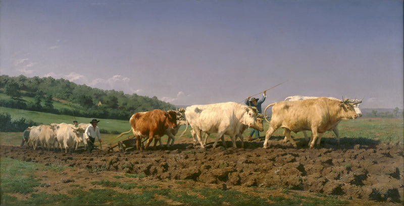 Nivernais plöjning - Rosa Bonheur
