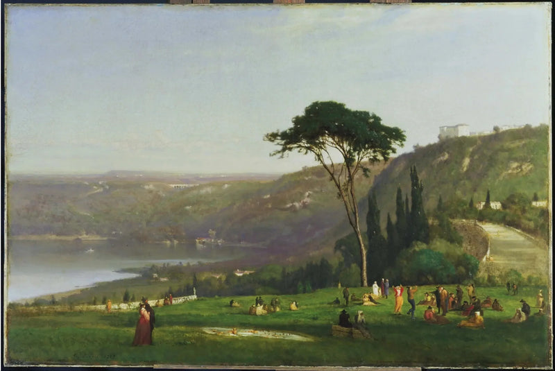 Albano-sjön - George Inness