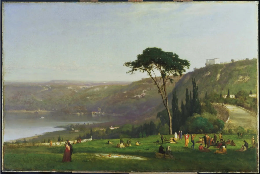 Albano-sjön - George Inness