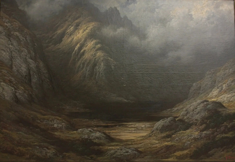 Lac i Skottland efter åskväder - Gustave Doré