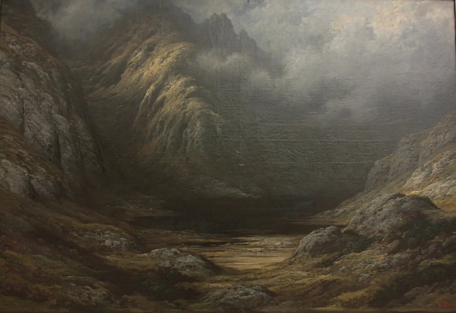 Lac i Skottland efter åskväder - Gustave Doré