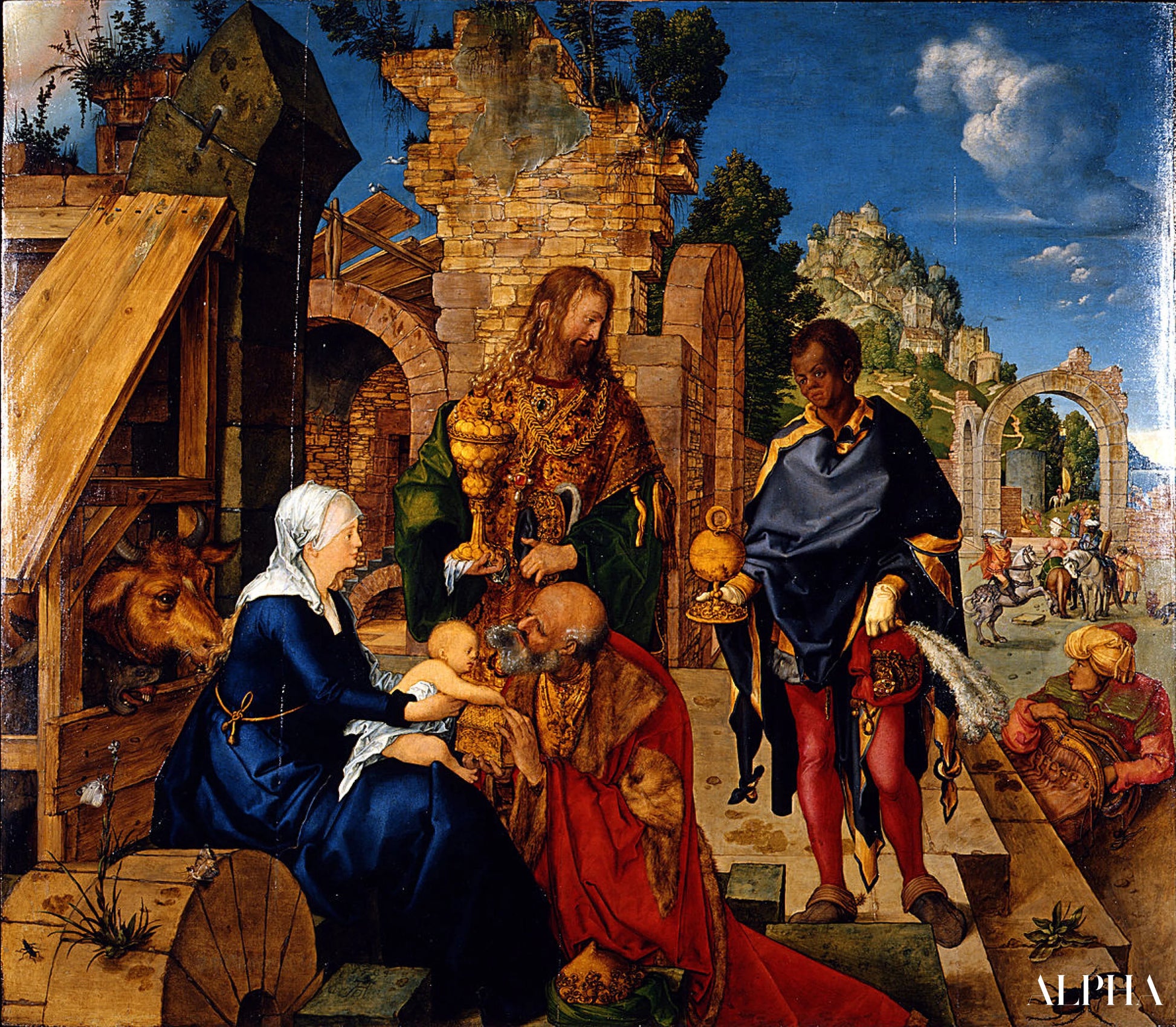 L'Adoration des mages (Dürer) - Albrecht Dürer - Reproductions de tableaux et peintures haut de gamme