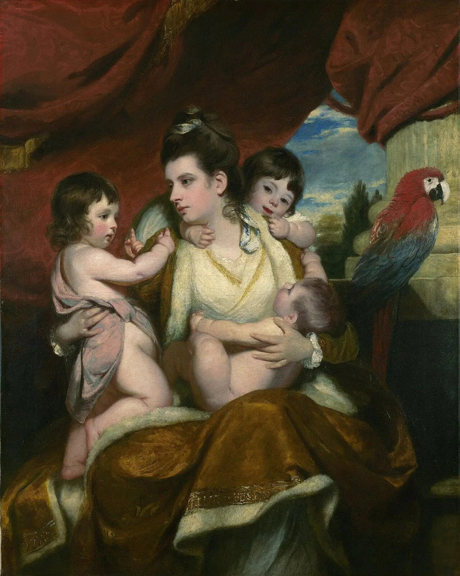 Lady Cockburn och hennes barn - Joshua Reynolds