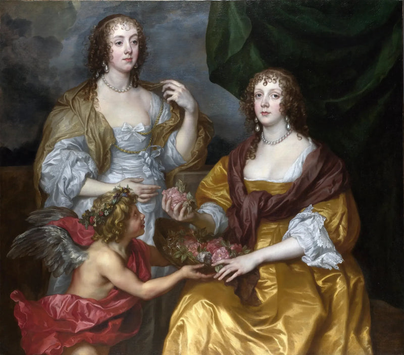 Lady Elizabeth Thimbelby och hennes syster - Antoine van Dyck