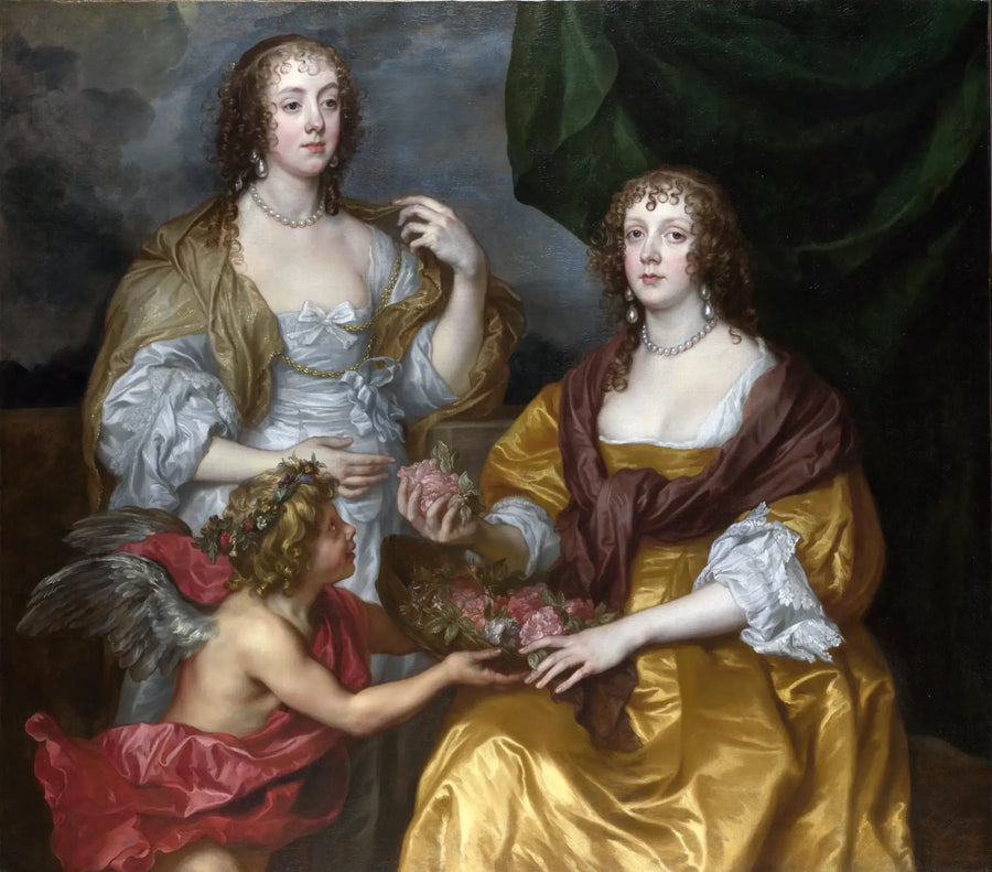 Lady Elizabeth Thimbelby och hennes syster - Antoine van Dyck