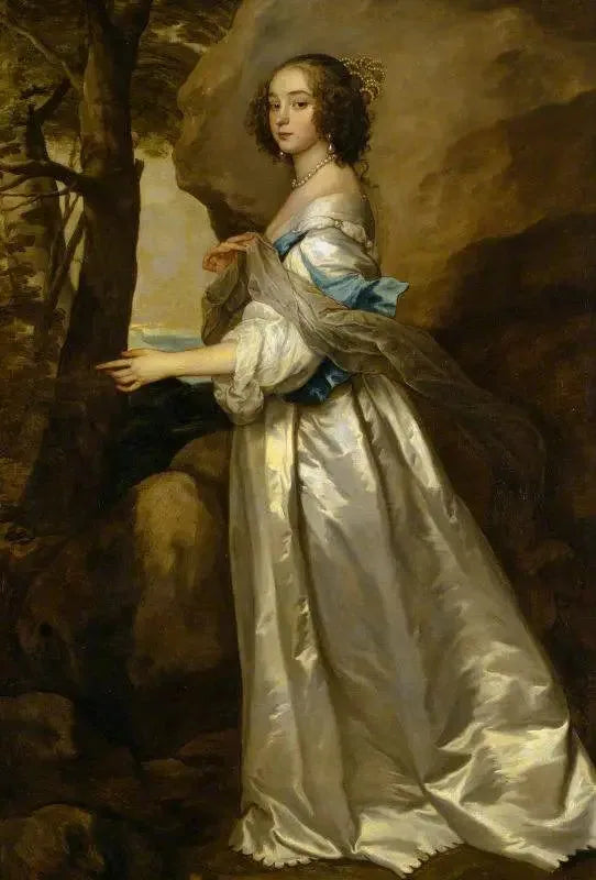 Lady Frances Cranfield, Lady Buckhurst, framtida grevinna av Dorset (död 1687) - Antoine van Dyck