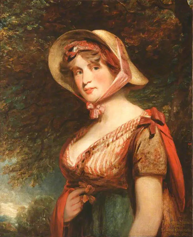 Lady Louisa Tollemache, Dysarts grevinna (1745-1840) (efter John Hoppner) - John Constable