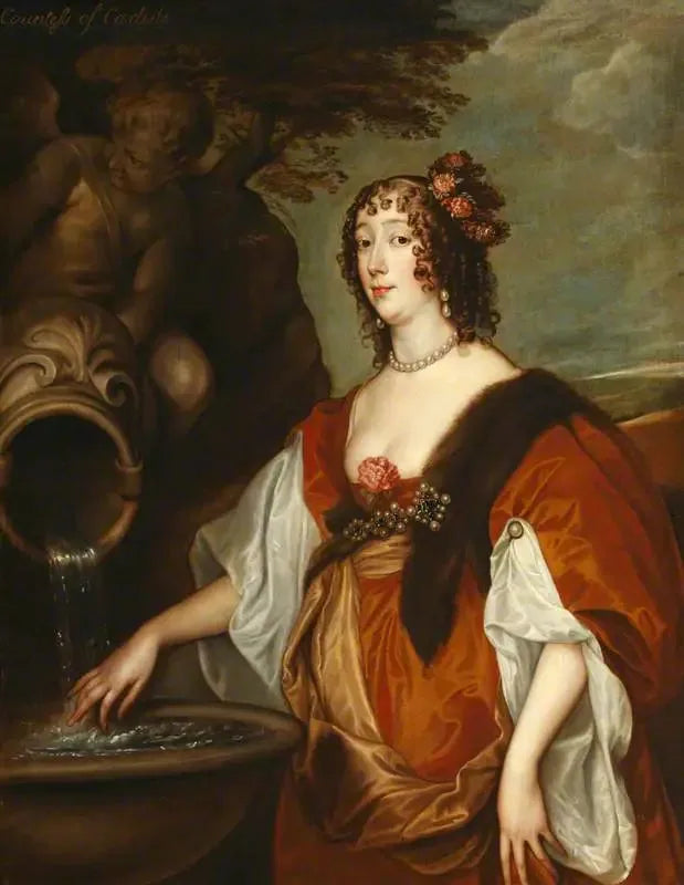 Lady Lucy Percy, grevinna av Carlisle (1599 - 1660) - Antoine van Dyck
