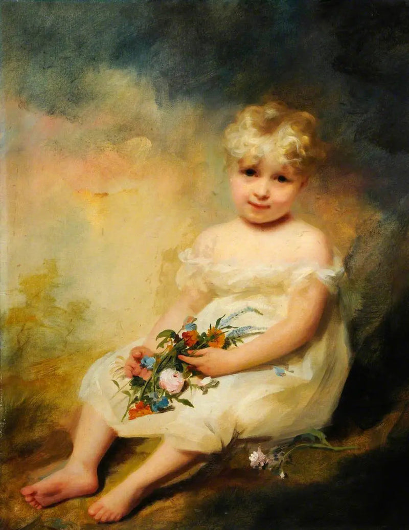Lady Mary Lyon, dotter av earl av Strathmore - Henry Raeburn