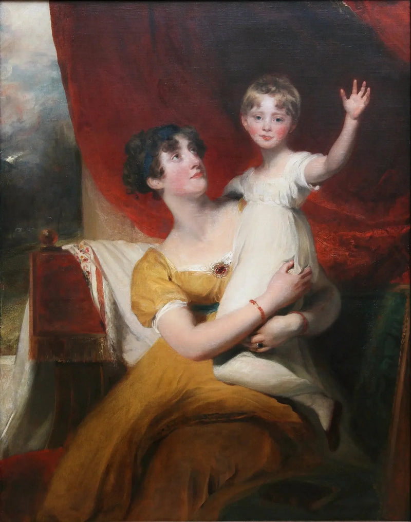 Lady Orde med sin dotter Anne - Thomas Lawrence