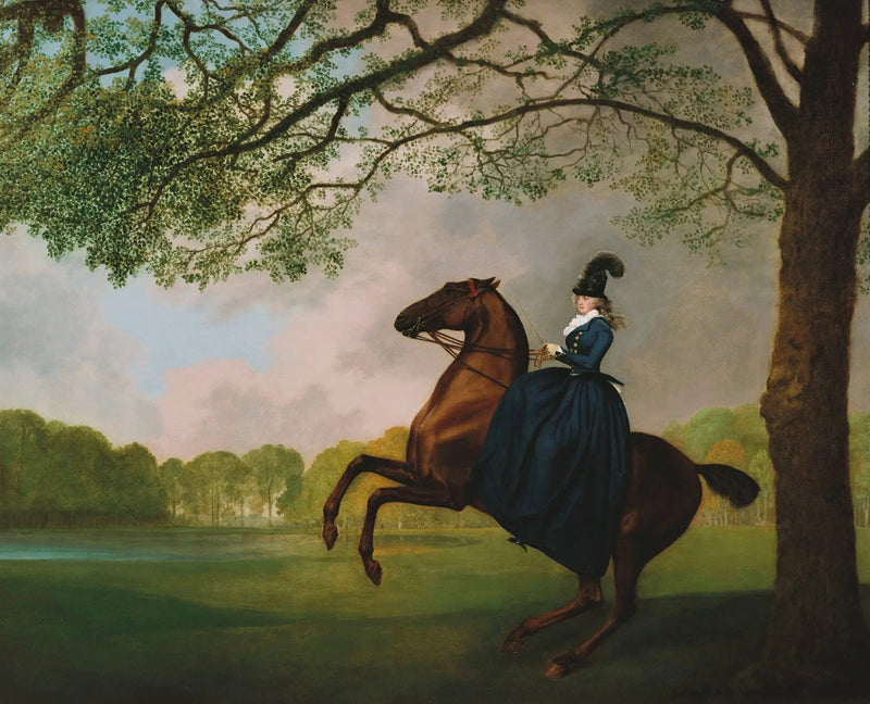 Laetitia, Lady Lade (död 1825) - George Stubbs
