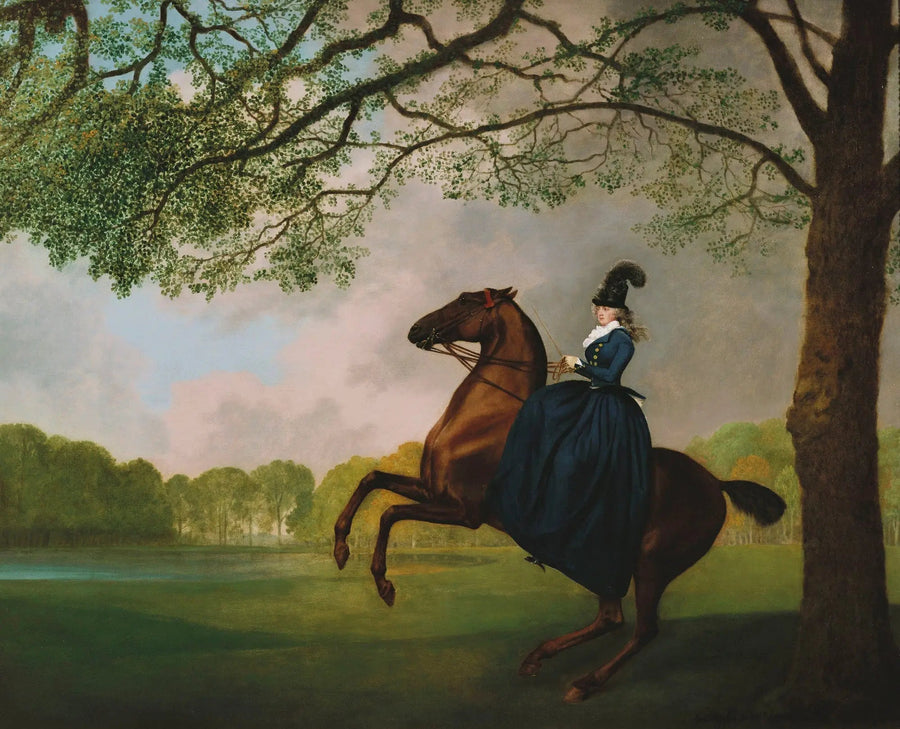 Laetitia, Lady Lade (död 1825) - George Stubbs