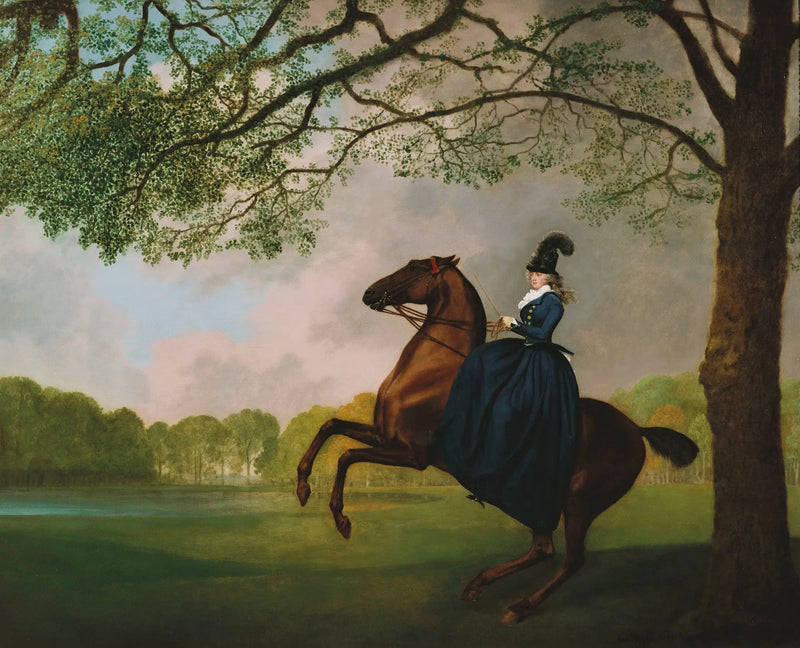 Laetitia, Lady Lade (död 1825) - George Stubbs