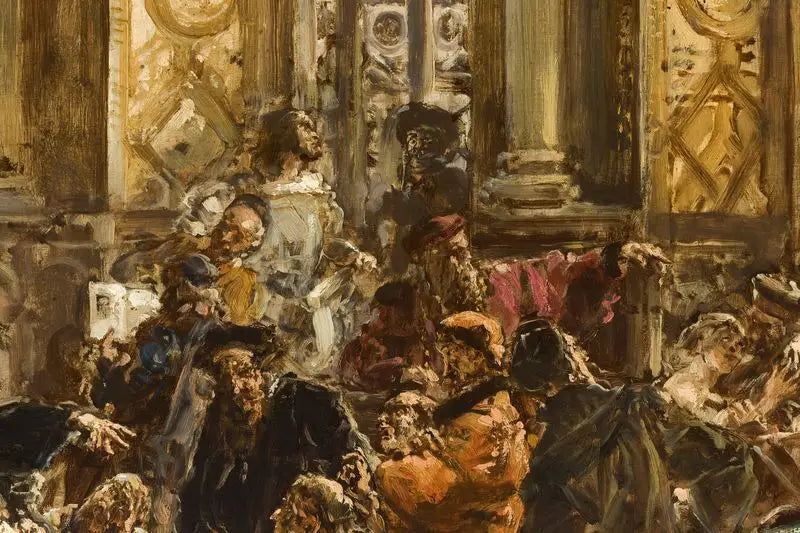 Guldåldern för litteraturen på 1500-talet, från serien « Civilisationens historia i Polen » - Jan Matejko