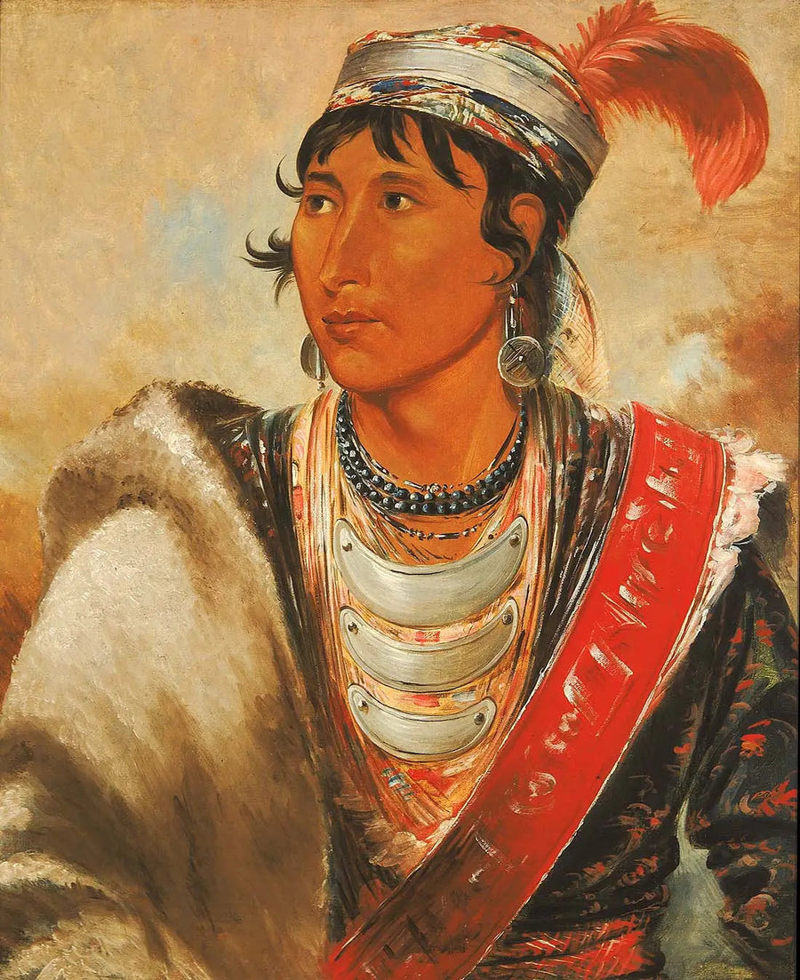 Láh-shee, läppare, kallad « Creek Billy » - George Catlin