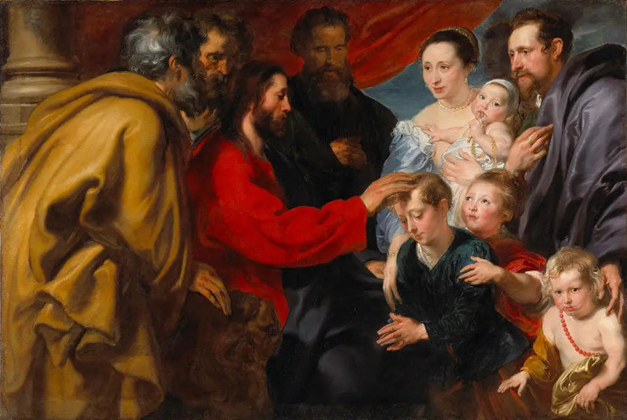 Låt barnen komma till mig - Antoine van Dyck