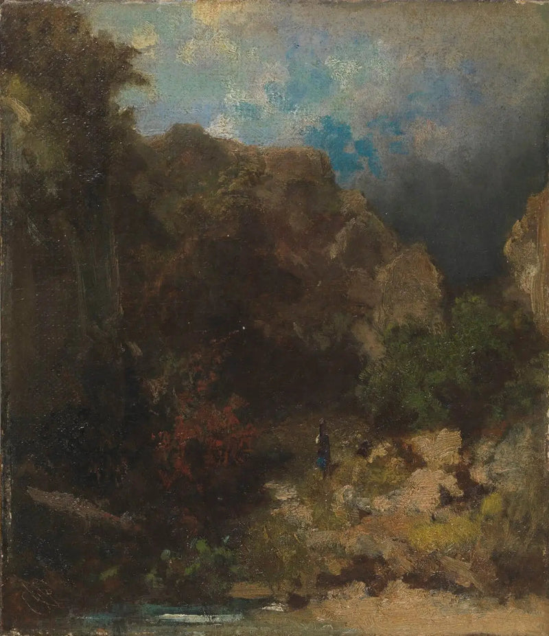 Mjölkkruka i bergsskogen - Carl Spitzweg