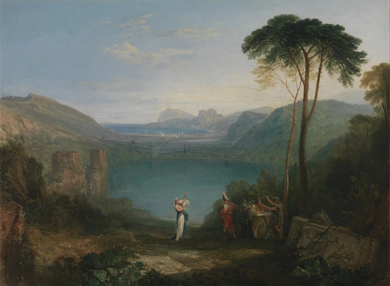 Avernus-sjön: Aeneas och den kumanska Sibyllan - J. M. W. Turner